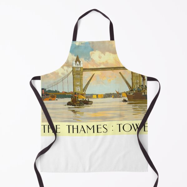 Item preview, Tower Bridge retro poster designed and sold by CorasPosters.