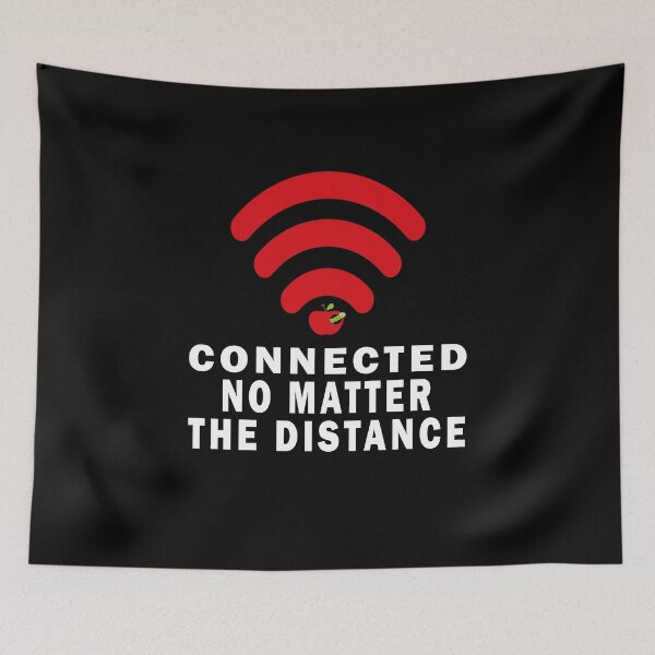 Item preview, Funny Teacher Strong Connected No Matter The Distance Appreciation Gift T-Shirt designed and sold by ExprezzDesigns.