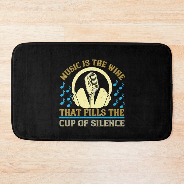 Item preview, Music is the wine that fills the cup of silence designed and sold by teamph.