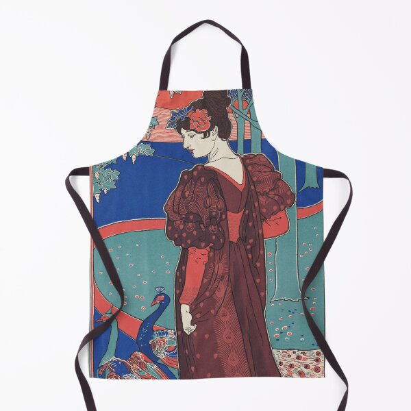 Item preview, Woman with Peacocks (La Femme au Paon) Louis Rheadca. 1897 designed and sold by Gin  Neko.
