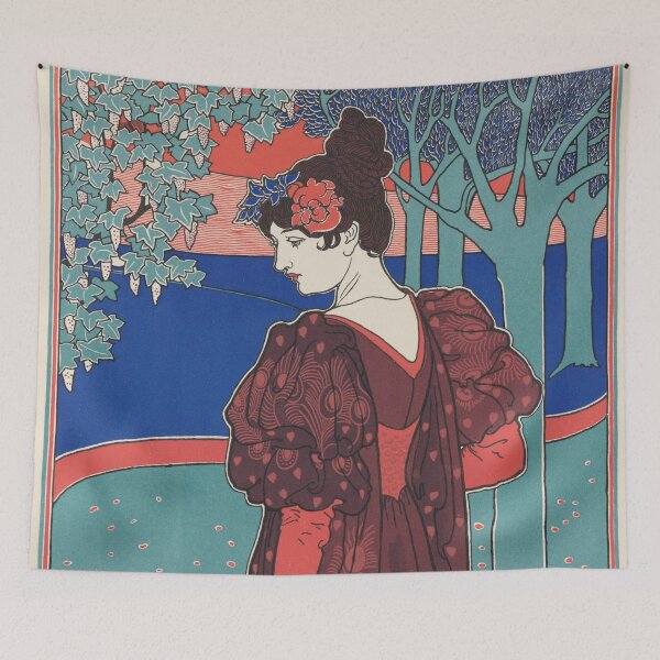 Item preview, Woman with Peacocks (La Femme au Paon) Louis Rheadca. 1897 designed and sold by Gin  Neko.