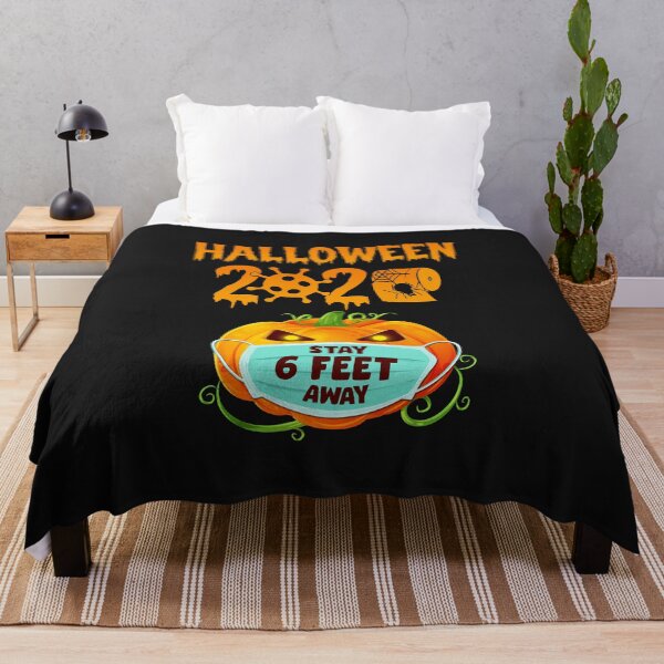 Item preview, Halloween Pumpkin Face Mask Stay 6 Feet Fun Quarantine 2020 designed and sold by CreativeGift.