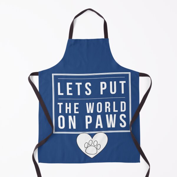 Item preview, Lets put the world on PAWS (wht letters) designed and sold by HamiltonmagicTs.