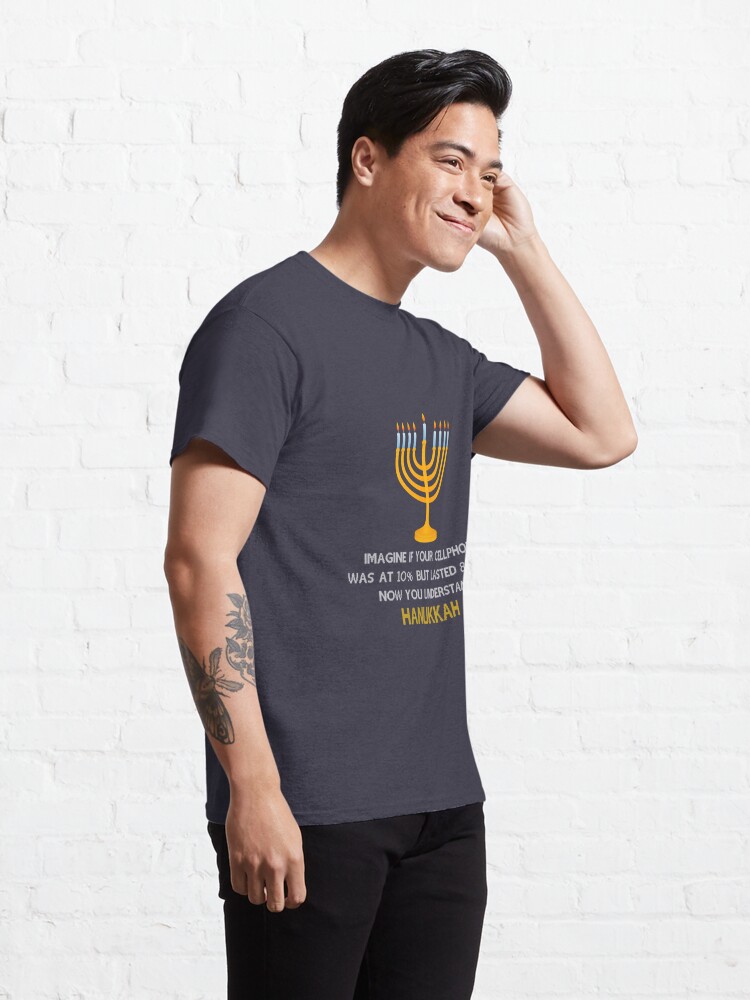 Disover Happy Hanukkah Funny Classic T-Shirt