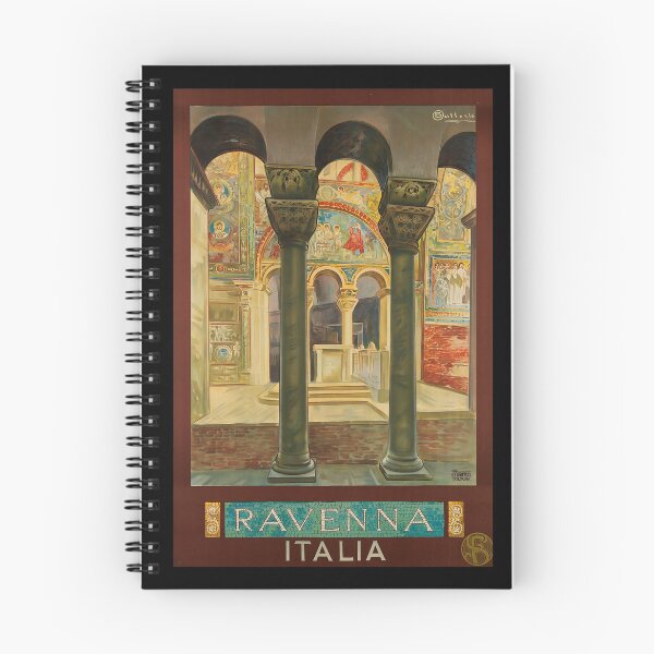 Item preview, Ravenna Italia retro poster designed and sold by CorasPosters.