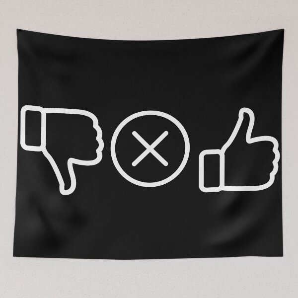 Item preview, Society Dislike Cancel Like in White designed and sold by 0tdesigns.
