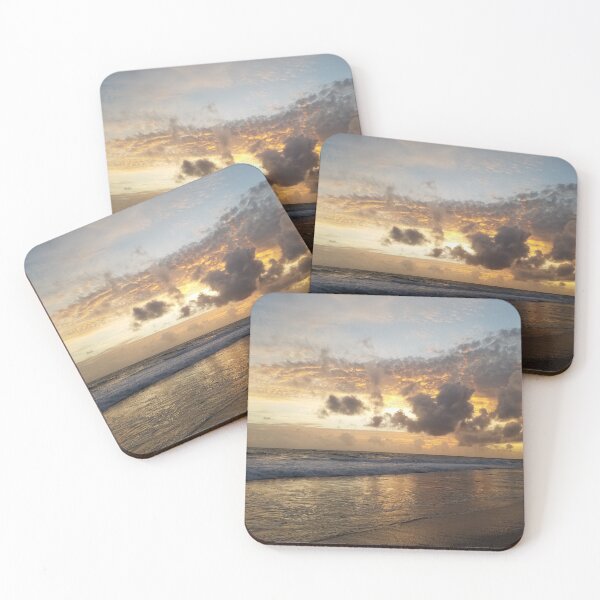 Item preview, Cute image of the Sunset on the beach in the evening. designed and sold by hasin1992.