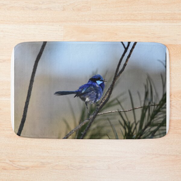 Item preview, Blue Wren Chatting designed and sold by Rainbow Farm Photography.