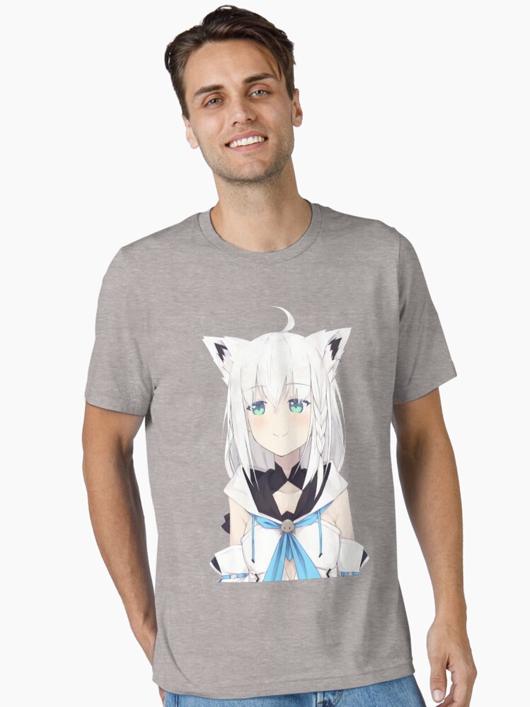 Shirakami Fubuki Smug Hololive Essential T-Shirt