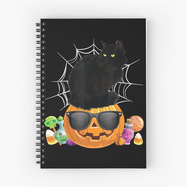 Item preview, Black Cat Halloween Pumpkin Jack O' Lantern T-Shirt designed and sold by GrahamWalsh.