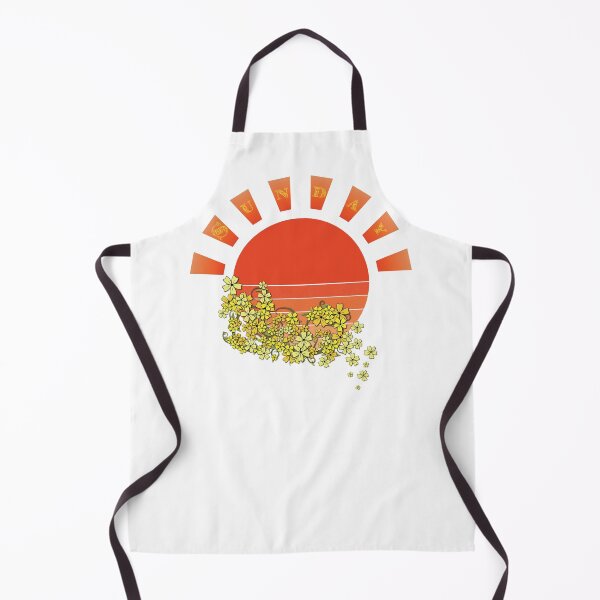Item preview, Sunny Sunday Sunset with Summer Flower Vine on White designed and sold by Karen McFarland.