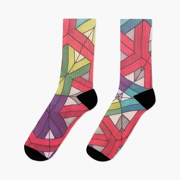 Item preview, Red mesh line pattern designed and sold by ApArtPaintings.