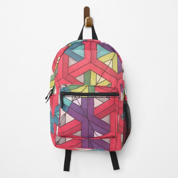 Item preview, Red mesh line pattern designed and sold by ApArtPaintings.