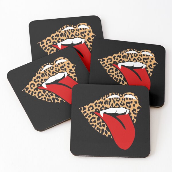 Item preview, Leopard vampire mouth designed and sold by trendingshop97.