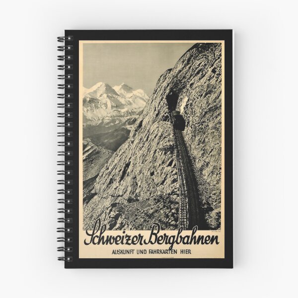 Item preview, Schweizer Bergbahnen retro poster designed and sold by CorasPosters.