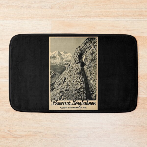 Item preview, Schweizer Bergbahnen retro poster designed and sold by CorasPosters.