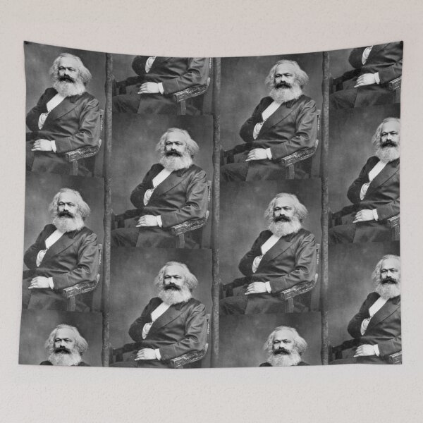 Item preview, Karl Marx Portrait designed and sold by letsgobabey.