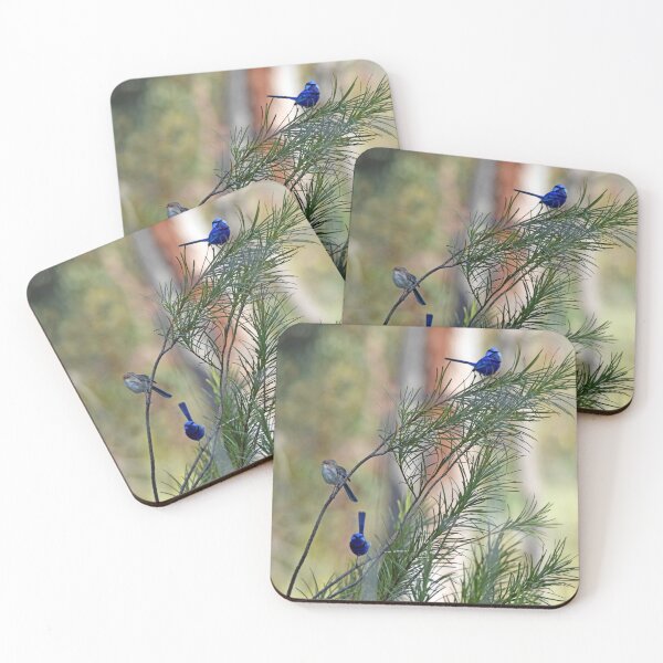 Item preview, Blue Wren Meeting designed and sold by Rainbow Farm Photography.