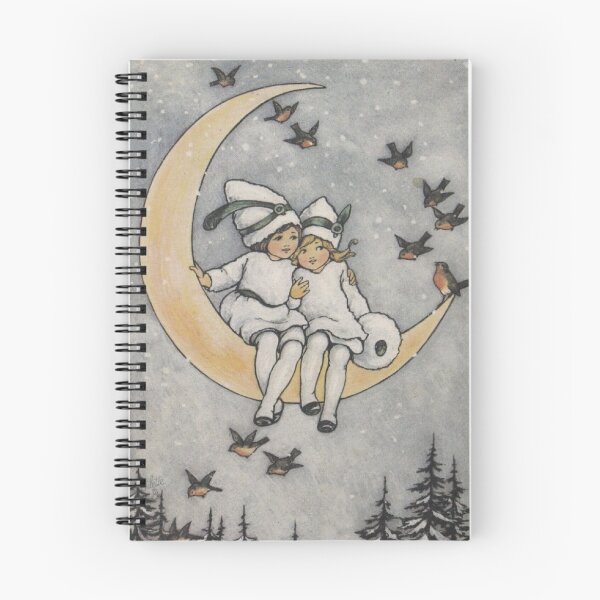 Item preview, Two Little Girls on the Moon designed and sold by DeeElle.