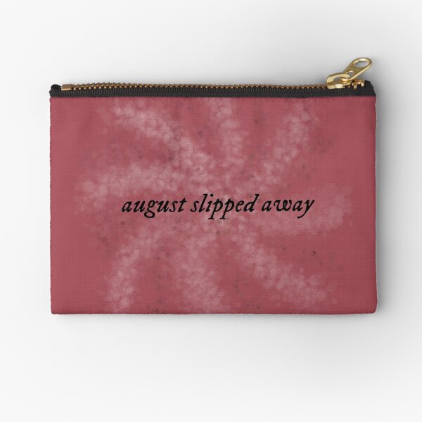 august Zipper Pouch for Sale by sad prose