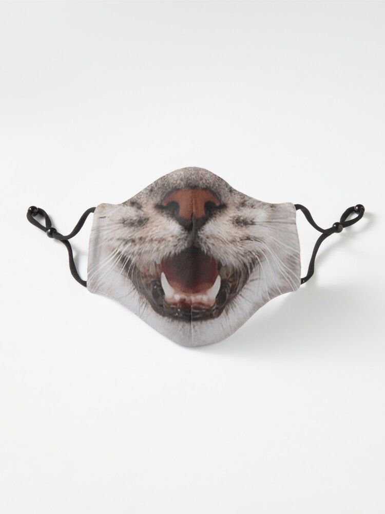 Alternate view of Cat Nose and Mouth ~ Cute and Funny Animal Medical Face Masks ~ 2 Mask