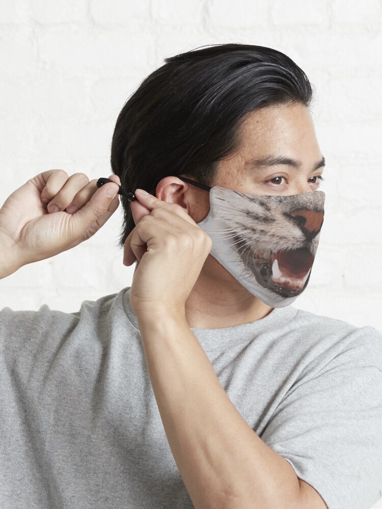 Alternate view of Cat Nose and Mouth ~ Cute and Funny Animal Medical Face Masks ~ 2 Mask