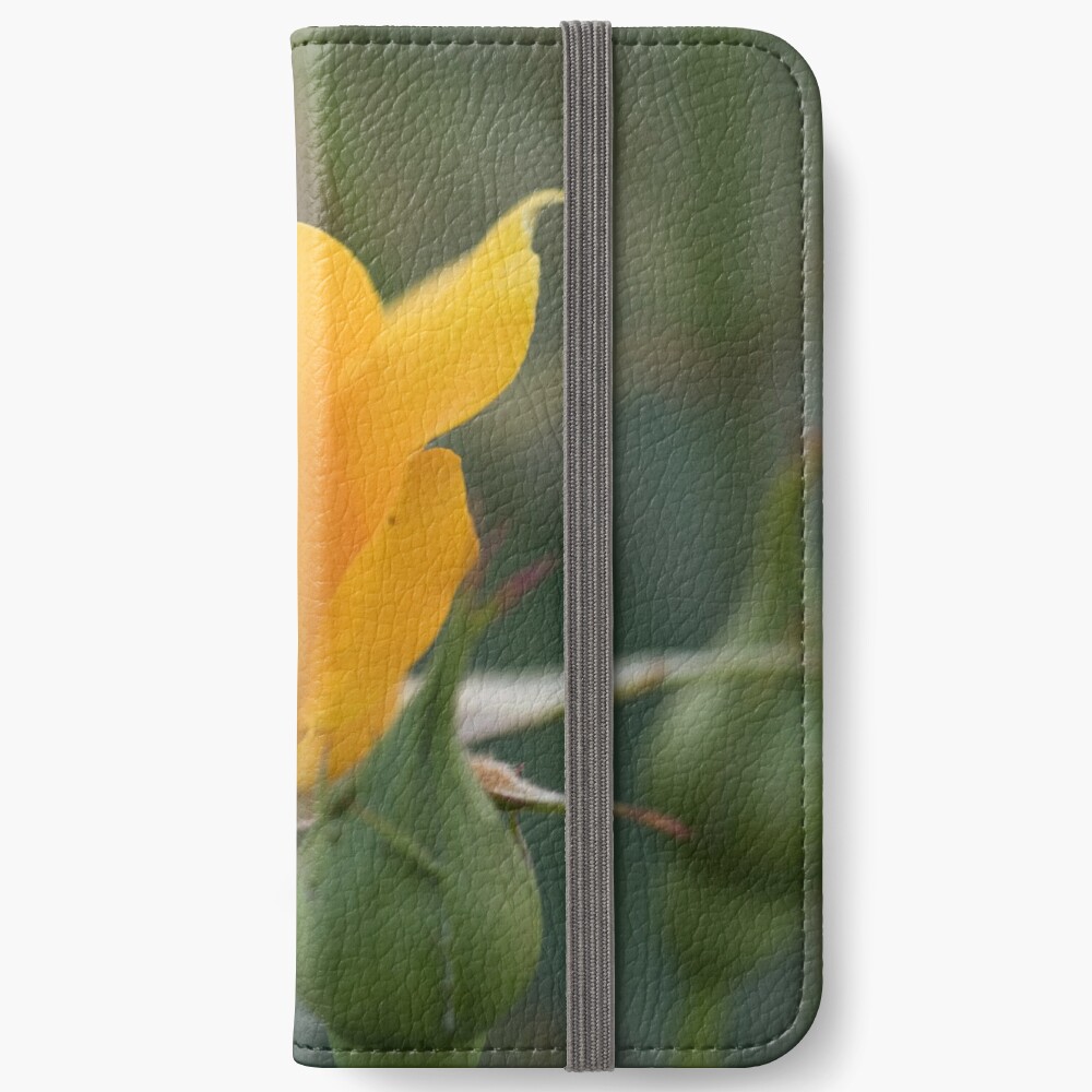 of Yellow rose too iPhone Wallet