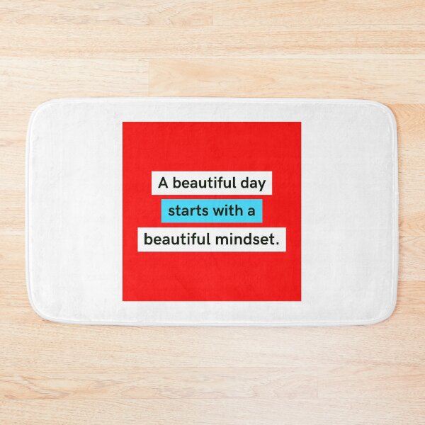Item preview, A beautiful day starts with a beautiful mindset  designed and sold by Trend Shopping.