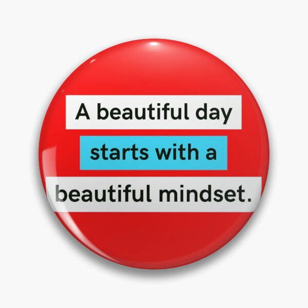 Item preview, A beautiful day starts with a beautiful mindset  designed and sold by Trend Shopping.