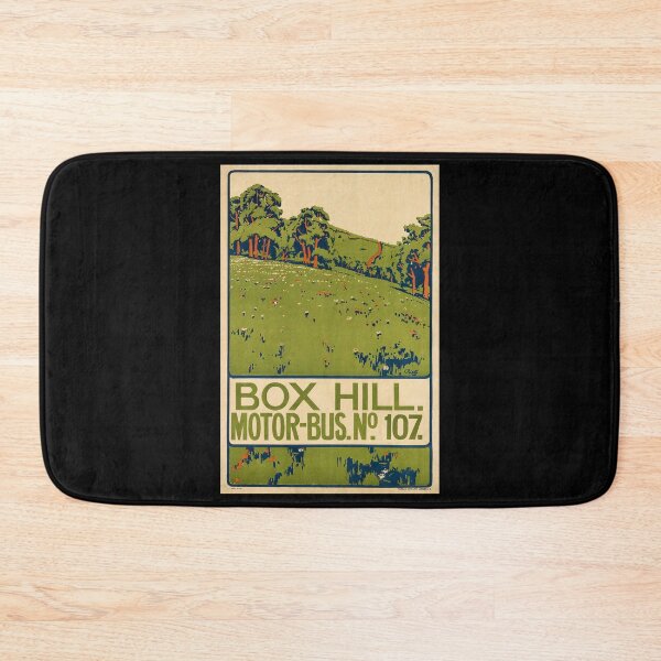 Item preview, Box Hill retro poster designed and sold by CorasPosters.