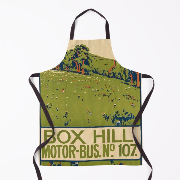 Item preview, Box Hill retro poster designed and sold by CorasPosters.