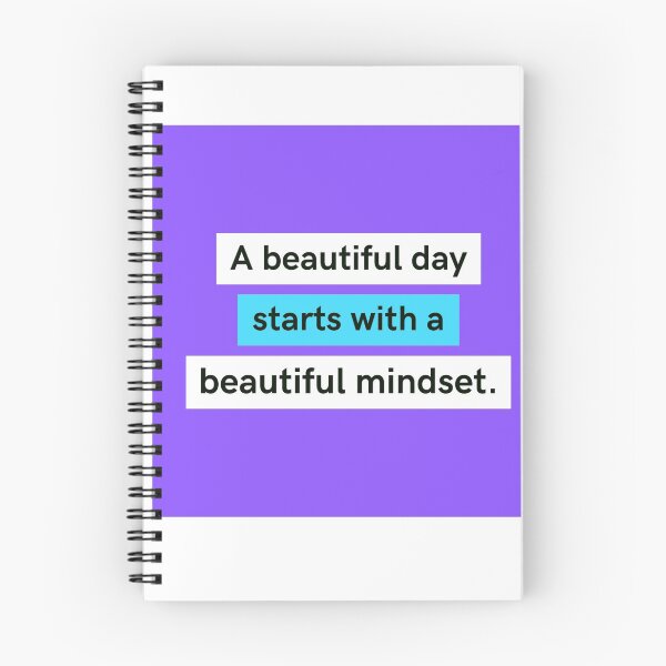 Item preview, A beautiful day starts with a beautiful mindset  designed and sold by Trend Shopping.