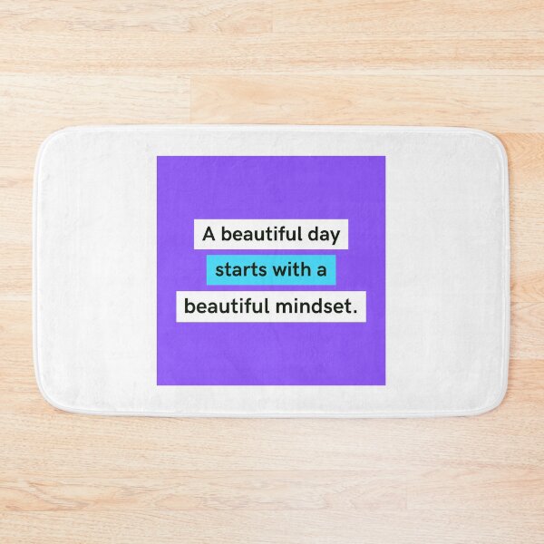 Item preview, A beautiful day starts with a beautiful mindset  designed and sold by Trend Shopping.