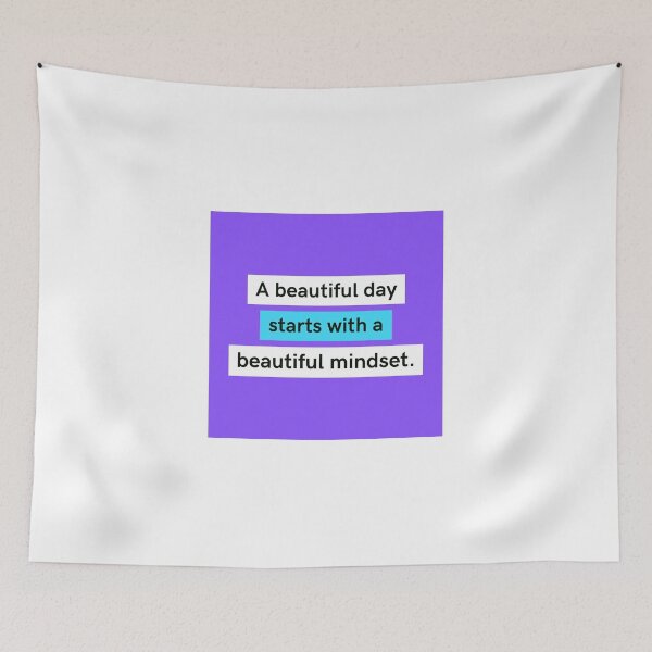 Item preview, A beautiful day starts with a beautiful mindset  designed and sold by Trend Shopping.