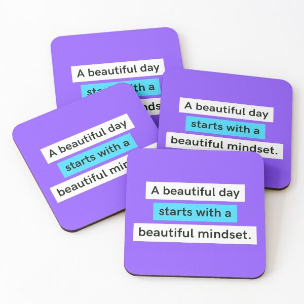 Item preview, A beautiful day starts with a beautiful mindset  designed and sold by Trend Shopping.