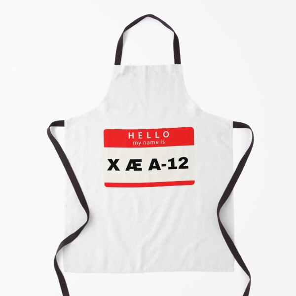 Item preview, Hello my name is X Æ A-12 (red) designed and sold by melbournegirl.