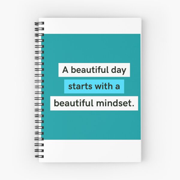 Item preview, A beautiful day starts with a beautiful mindset  designed and sold by Trend Shopping.