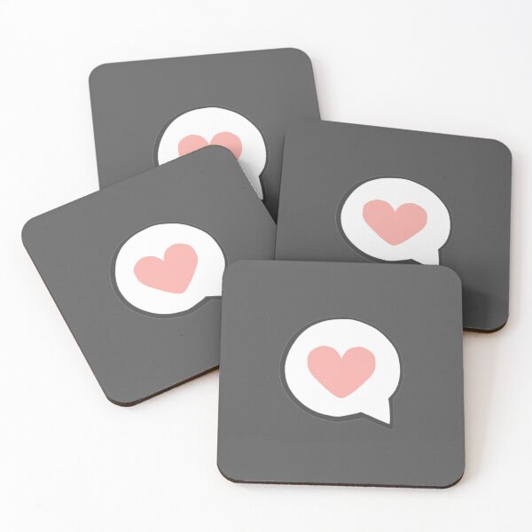 Item preview, Heart Speech Bubble designed and sold by misomomo.