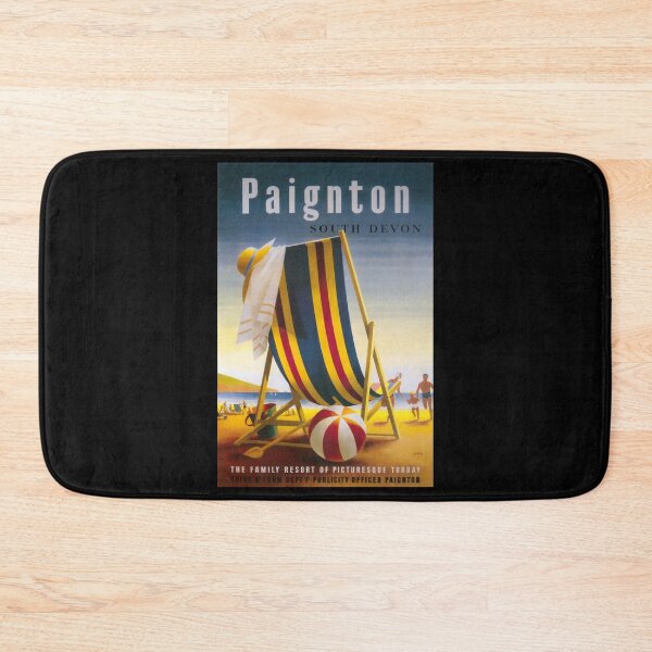 Item preview, Paington South Devon retro poster designed and sold by CorasPosters.