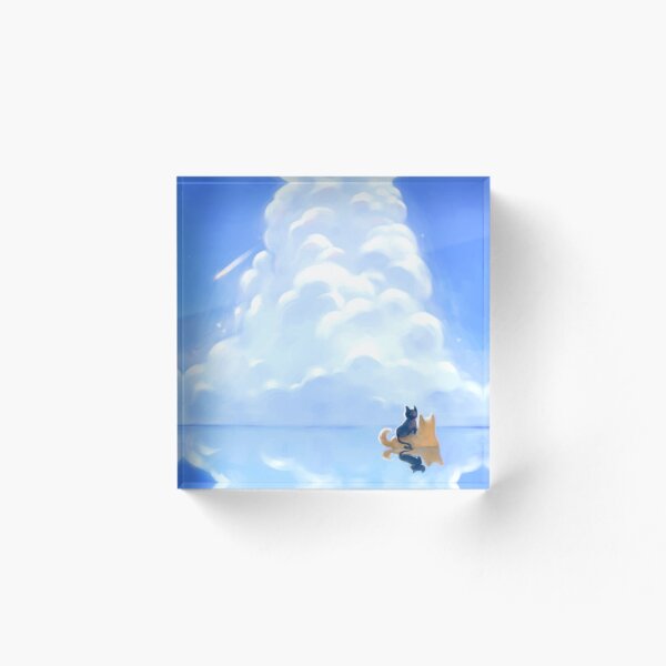 Item preview, Blue Sky, Cloud And Cats designed and sold by TeriRobbins.