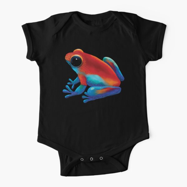 Strawberry Dart Frog Sunset Baby One-Piece for Sale by Karin