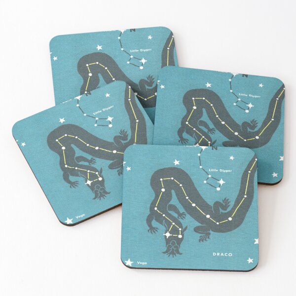 Item preview, Draco Constellation - Vintage Astrology Illustration designed and sold by elevens.