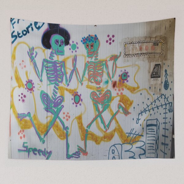 Item preview,   Graffiti Street art ,Skeleton dancing designed and sold by MyStreetArts.