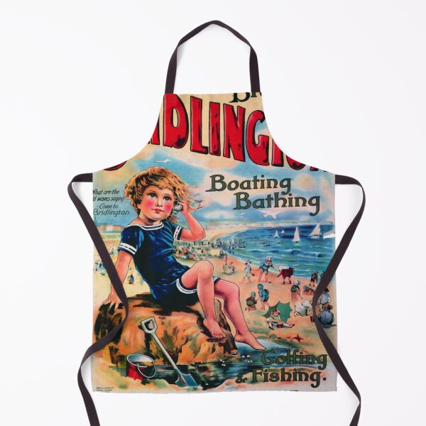 Item preview, Bridlington retro poster designed and sold by CorasPosters.