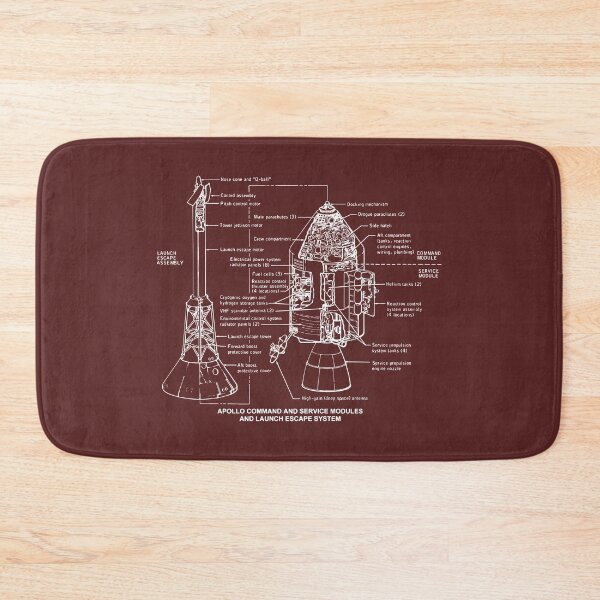Item preview, Apollo 11 NASA Space Vehicle Lunar Module Diagram designed and sold by MakiMak.