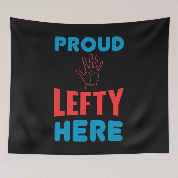 Item preview, Proud Lefty Here - Cool Red Palm And Text Effects Trend Gift designed and sold by leo121687.