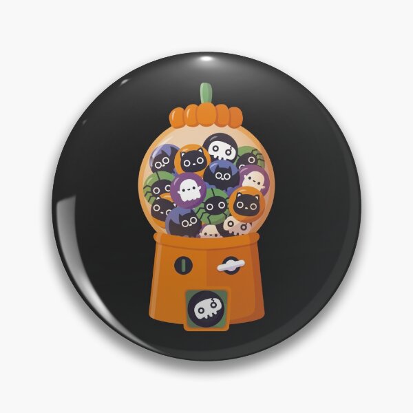 Item preview, Cute Halloween Candy Pumpkin Dispenser Machine designed and sold by rustydoodle.
