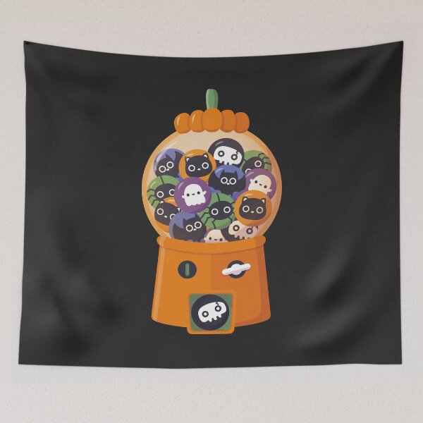 Item preview, Cute Halloween Candy Pumpkin Dispenser Machine designed and sold by rustydoodle.