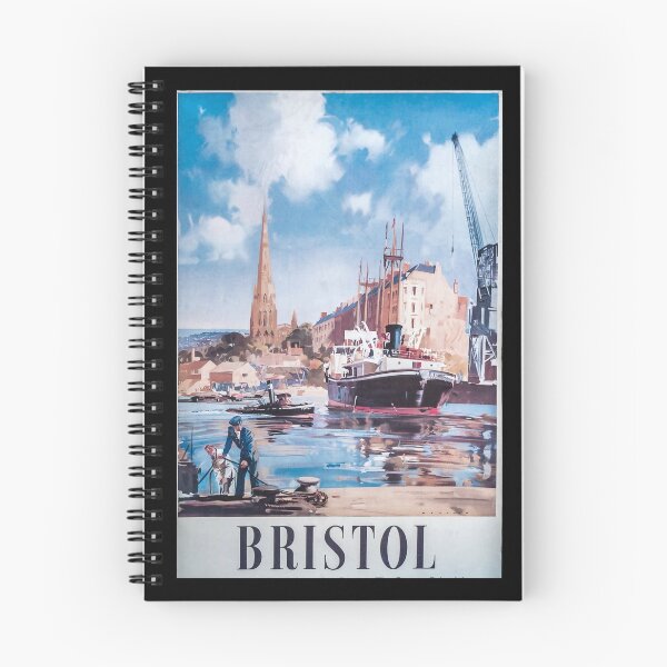 Item preview, Bristol retro poster designed and sold by CorasPosters.