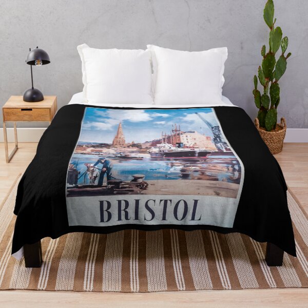 Item preview, Bristol retro poster designed and sold by CorasPosters.